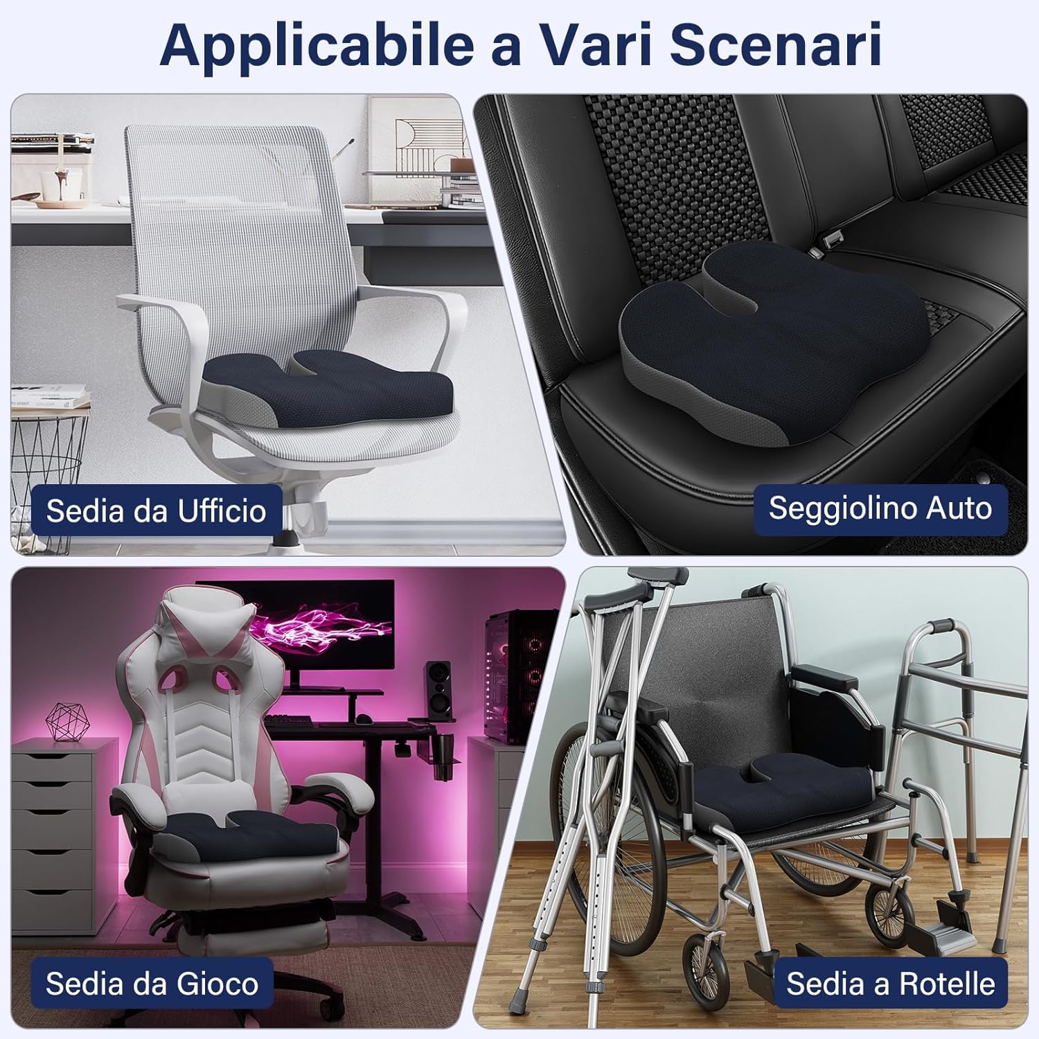 Thumbnail 5 de Juspota Cuscino Ortopedico per Sedia 1 in memory foam 🛋