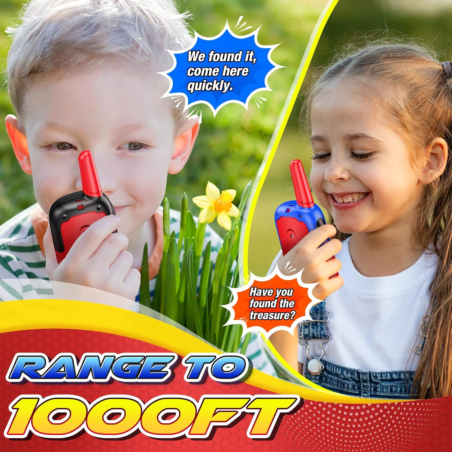 Detalle de Toyokid Walkie Talkie Ragno per bambini 3–12 anni – Regalo originale