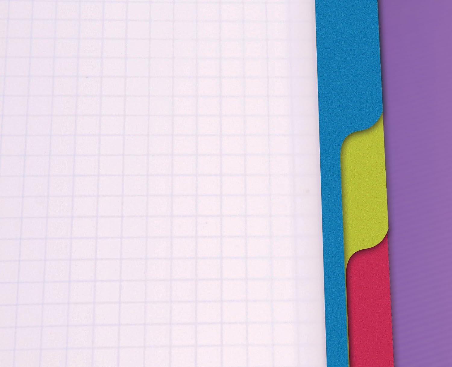 Detalle de Clairefontaine 329755C Linicolor intensi Evolutiv'Book – Taccuino a spirale A5+ 16x21 cm, 180 pagine quadretti, carta 90 g, copertina PP