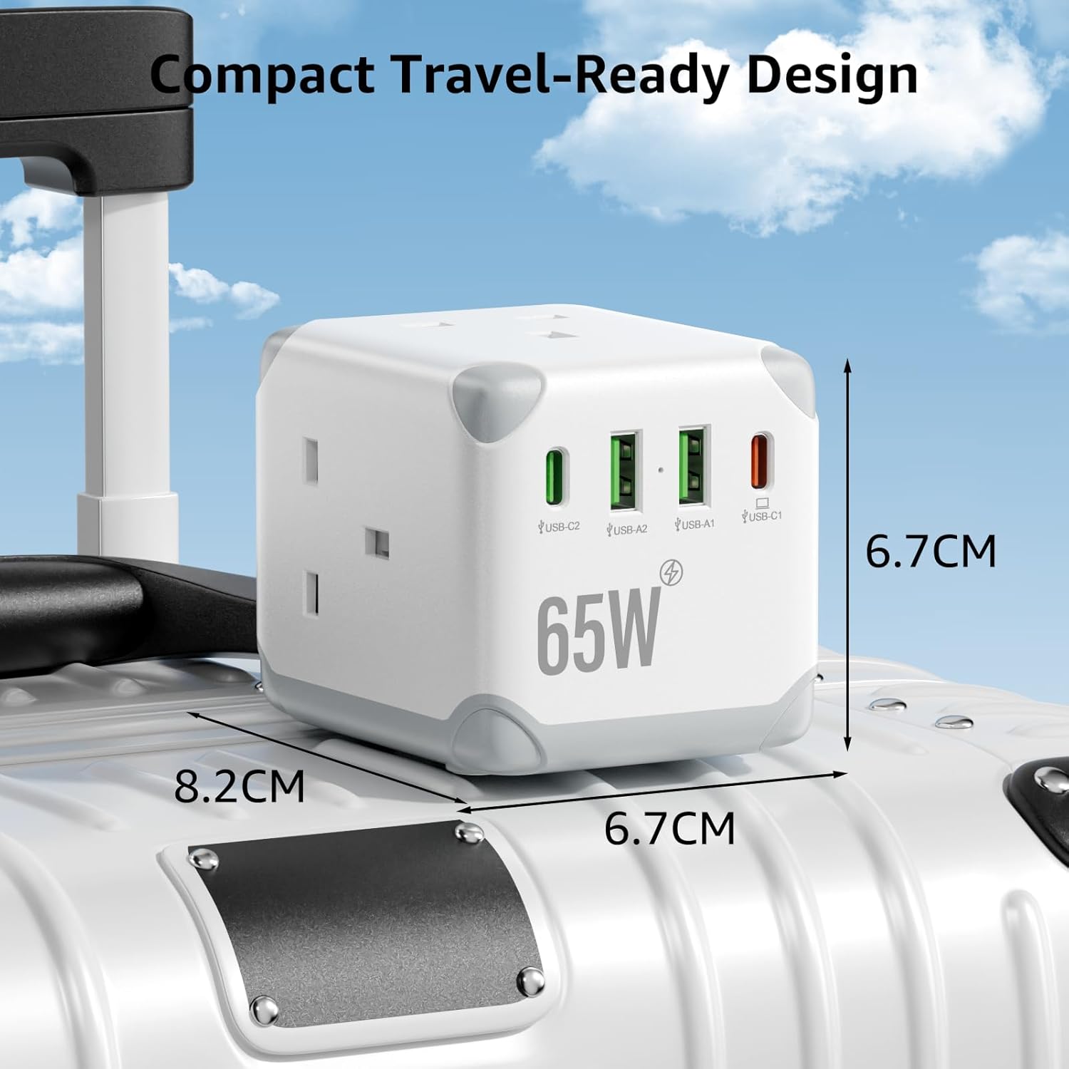 Thumbnail 5 de Cube Extension Lead with USB C PD65W