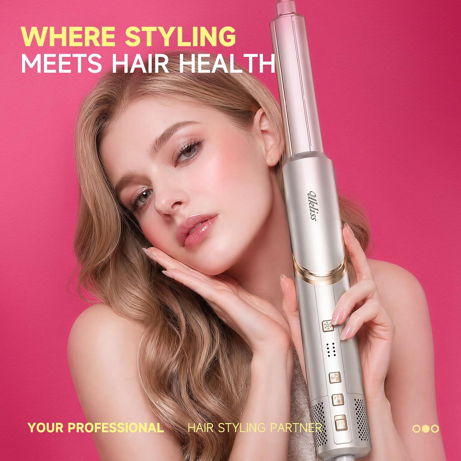 Thumbnail 1 de UKLISS Set Airstyler professionale 8 in 1: styling completo per casa e viaggio