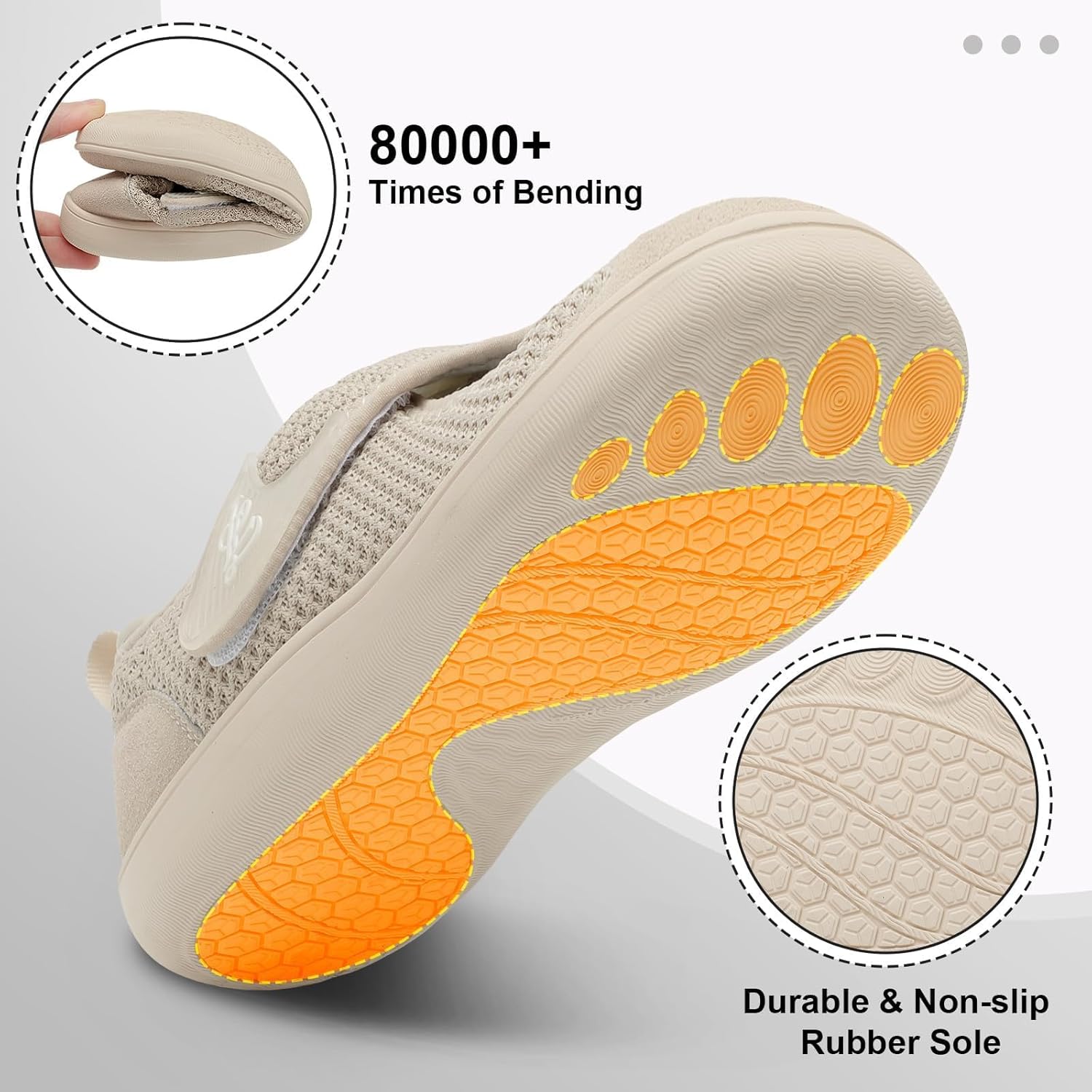 Thumbnail 4 de JOINFREE Women’s Wide Fit Barefoot Walking Shoes – Zero Drop Comfort Trainers with Adjustable Strap