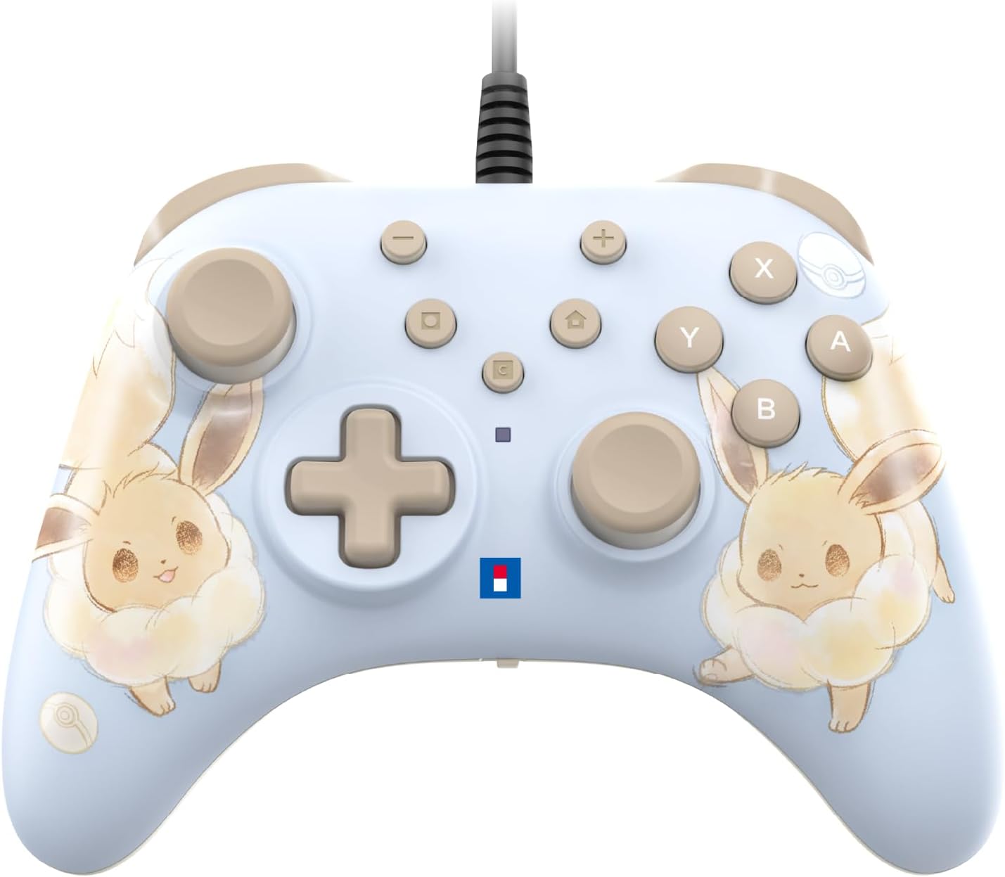 Detalle 2 de HORIPAD Turbo (Eevee) trådbunden handkontroll för Nintendo Switch 2