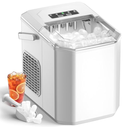 Detalle de Acmeenjoy Máquinas para Hacer Hielo: Portátil, Autolimpiante y con Cuchara Invertida