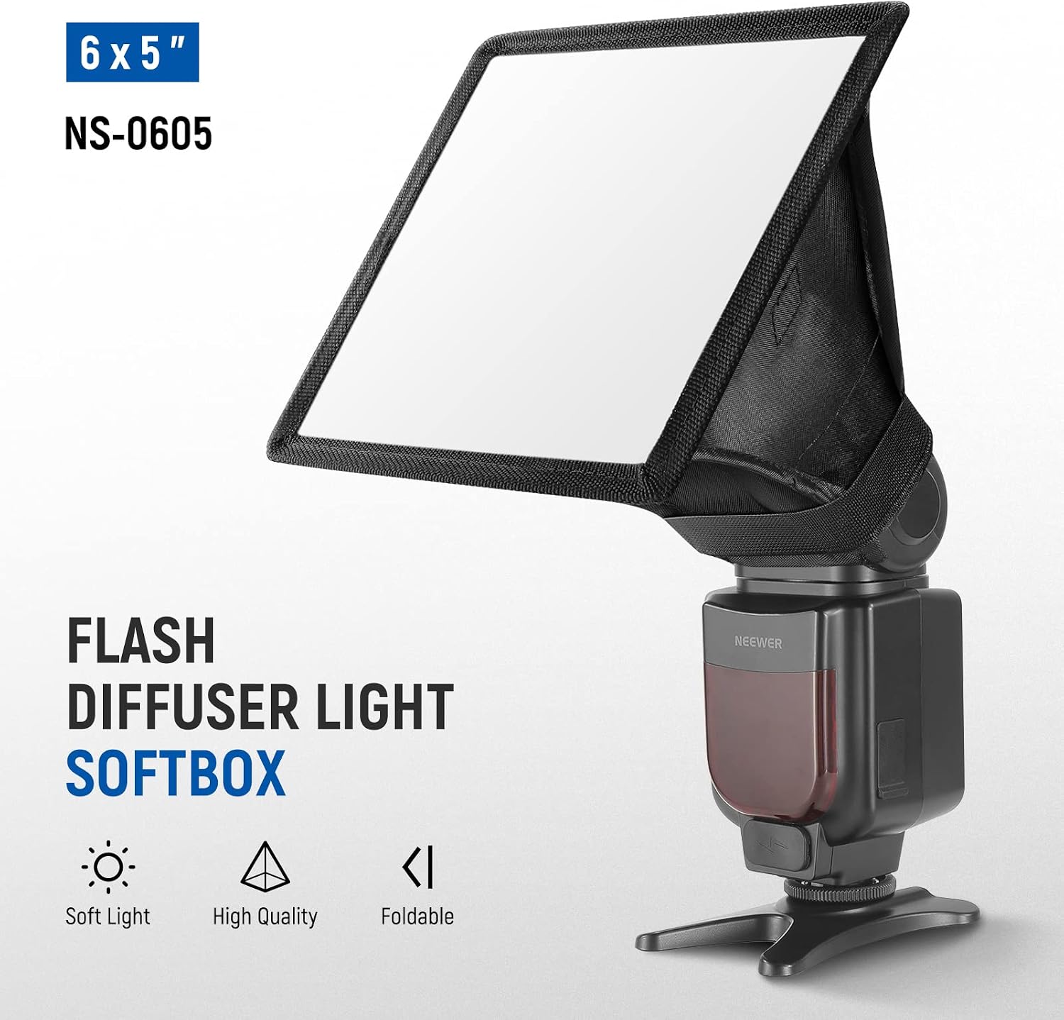 Detalle 2 de NEEWER 15×12,5 cm Speedlite Softbox