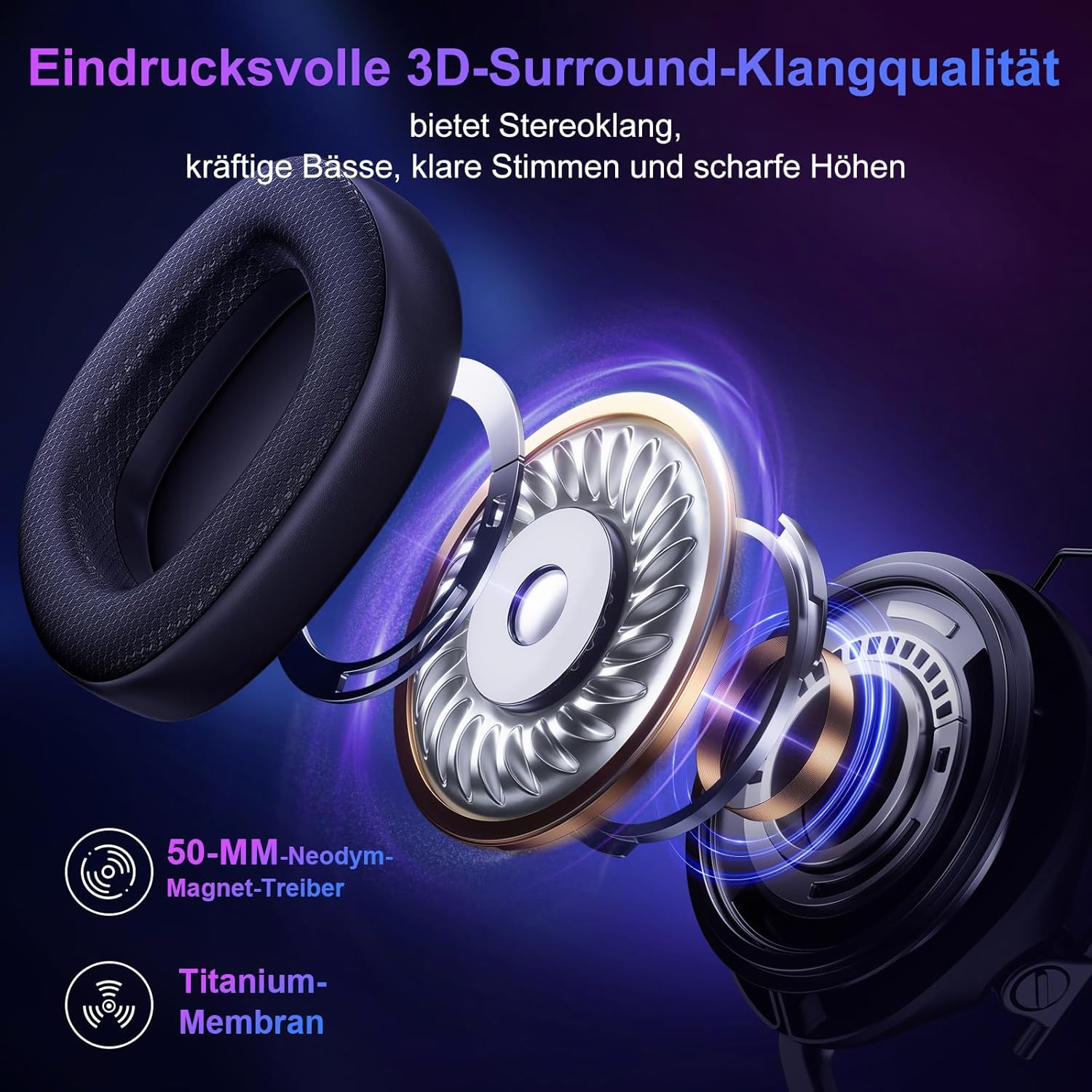 Thumbnail 5 de FC400 Wireless Gaming Headset mit 50 Stunden Akkulaufzeit