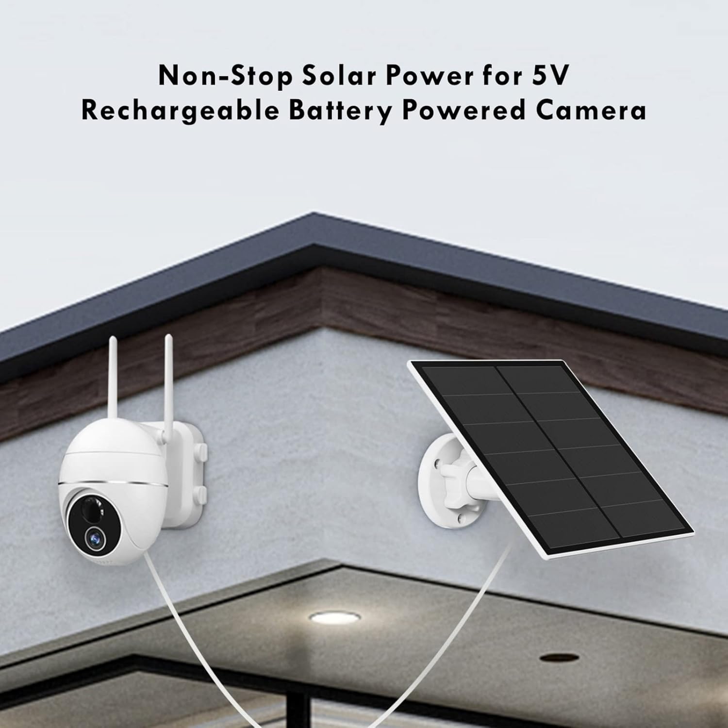 Detalle 2 de Solar Panel for Security Camera 5W