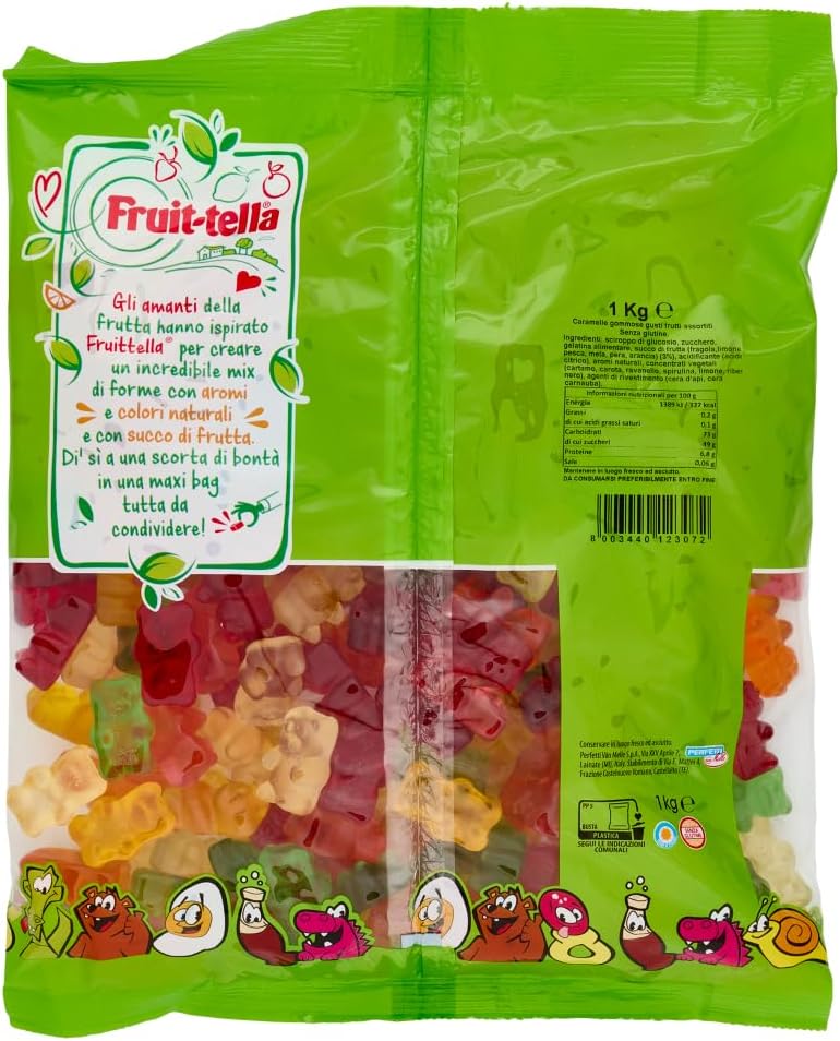 Thumbnail 3 de Fruittella Orsetti caramelle gommose 1 kg 🍬