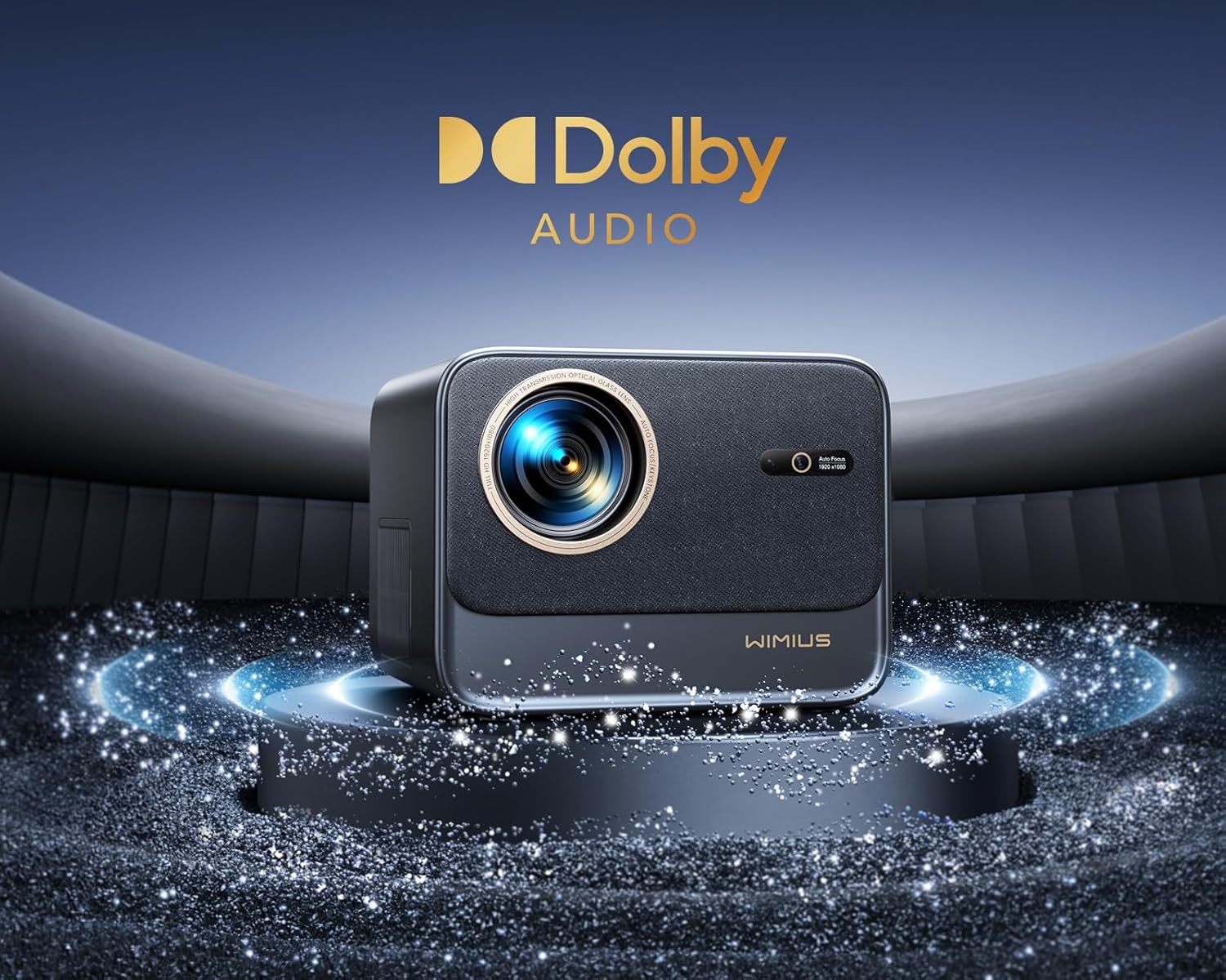 Thumbnail 2 de WiMiUS K9 1080P projector with Netflix access