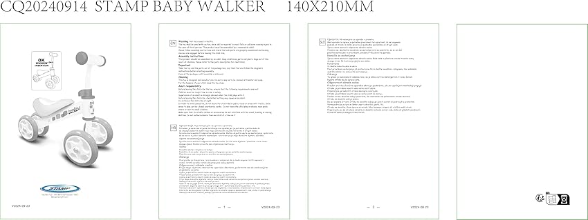 Thumbnail 6 de BABY WALKER SKIDS CONTROL Mixte andador 4 ruedas