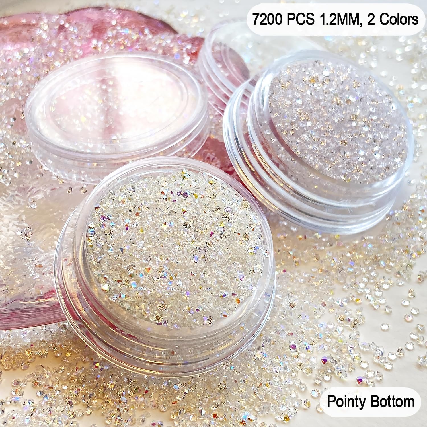Thumbnail 4 de QYINXIU Nail Rhinestone Kit, 11,000 Pieces