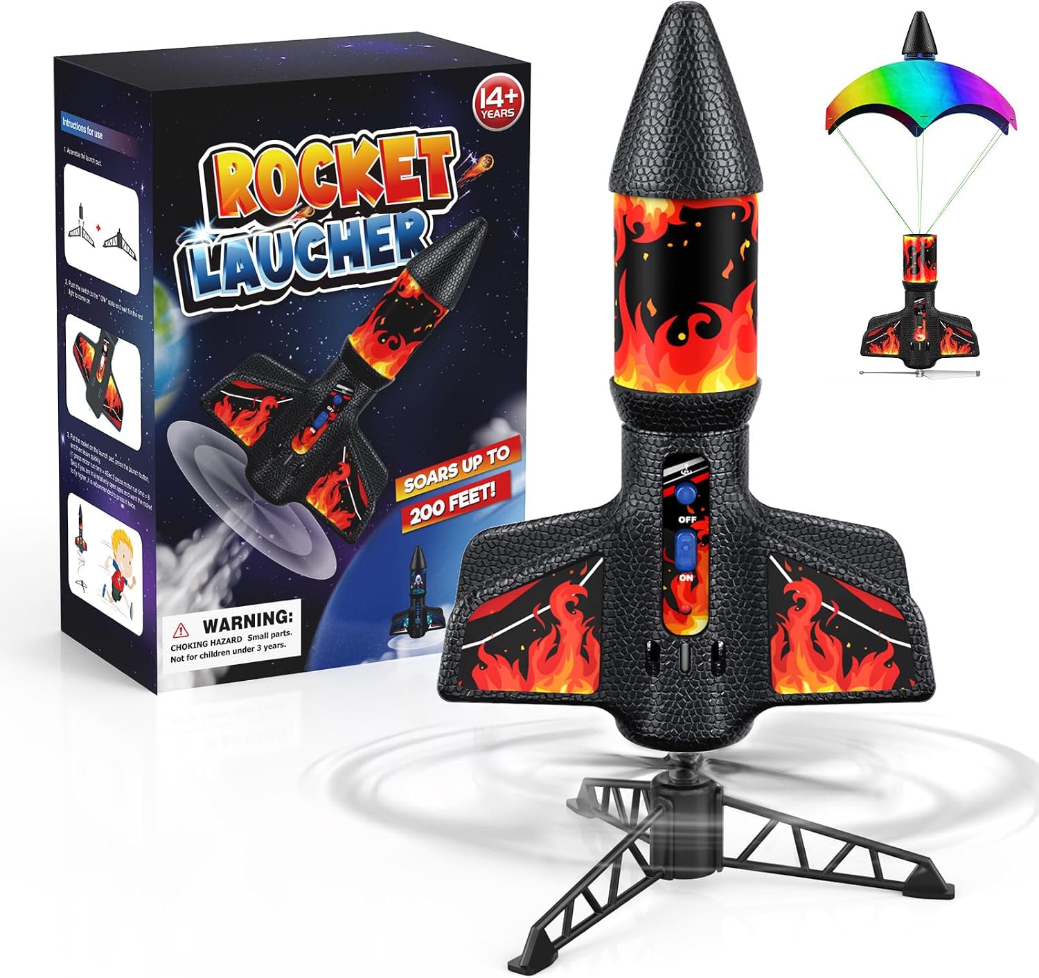 Rocket Launcher 200 Feet Altitude