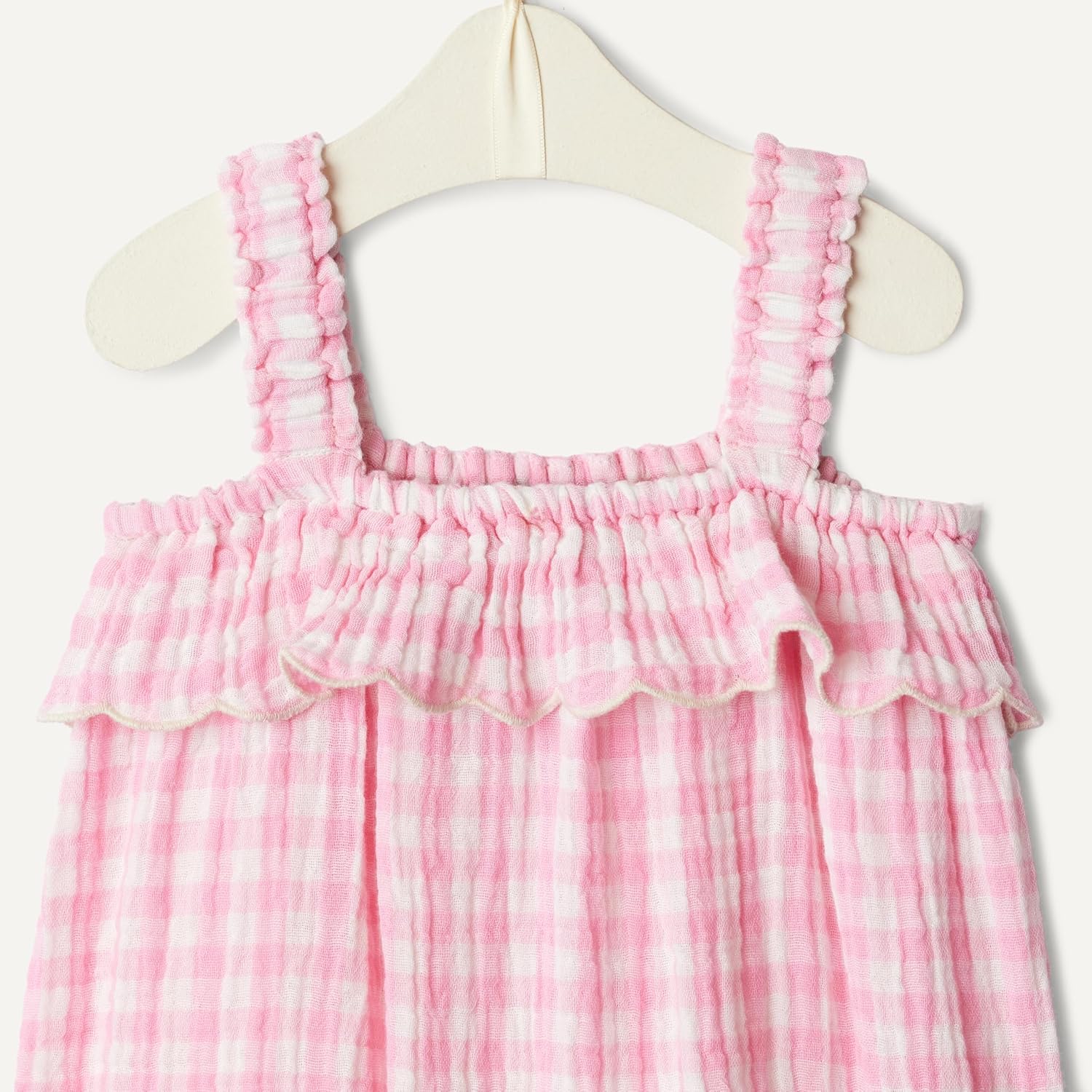 Detalle 2 de Amazon Essentials x Sofia Grainge Baby Girls' Cotton Gauze Sleeveless Romper