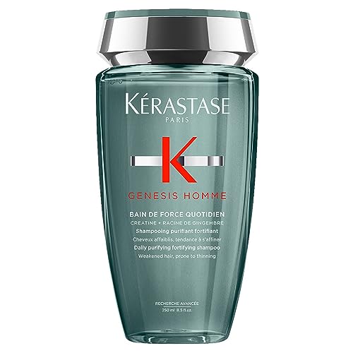 Detalle de KÉRASTASE Genesis Homme Bain de Force Quotidien – Shampoing Purifiant 250 ml