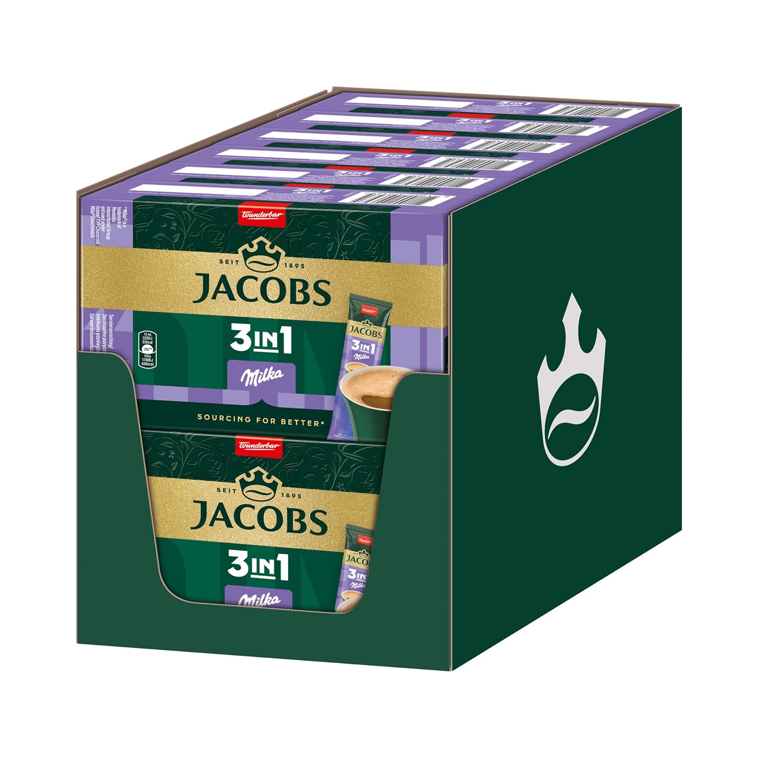 Thumbnail 6 de Jacobs 3in1 Classic – Instant Kaffee Sticks (12 x 10 Sticks, 120 Getränke)