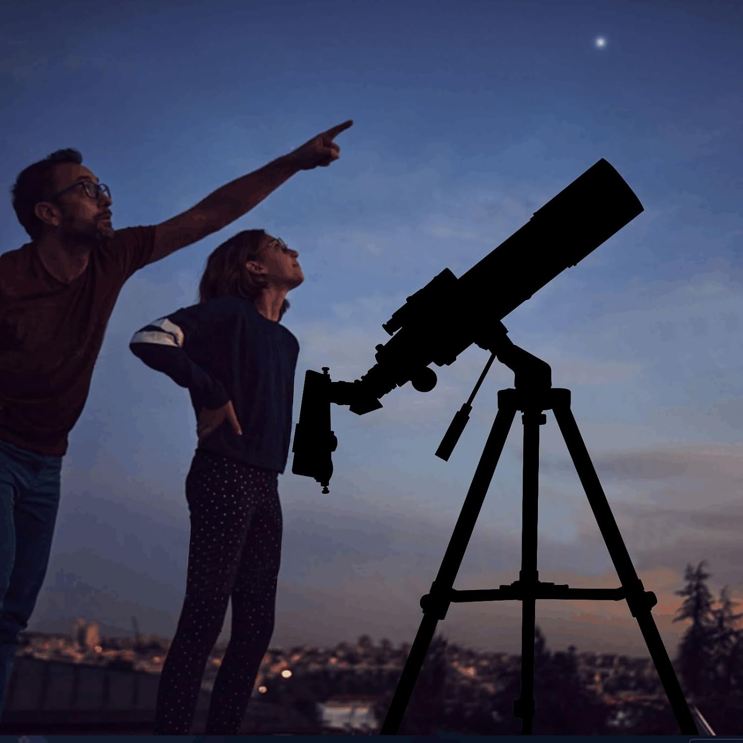 Thumbnail 6 de EACONN 80mm Aperture Travel Refractor Telescope – Compact, Portable & Ready for Beginners