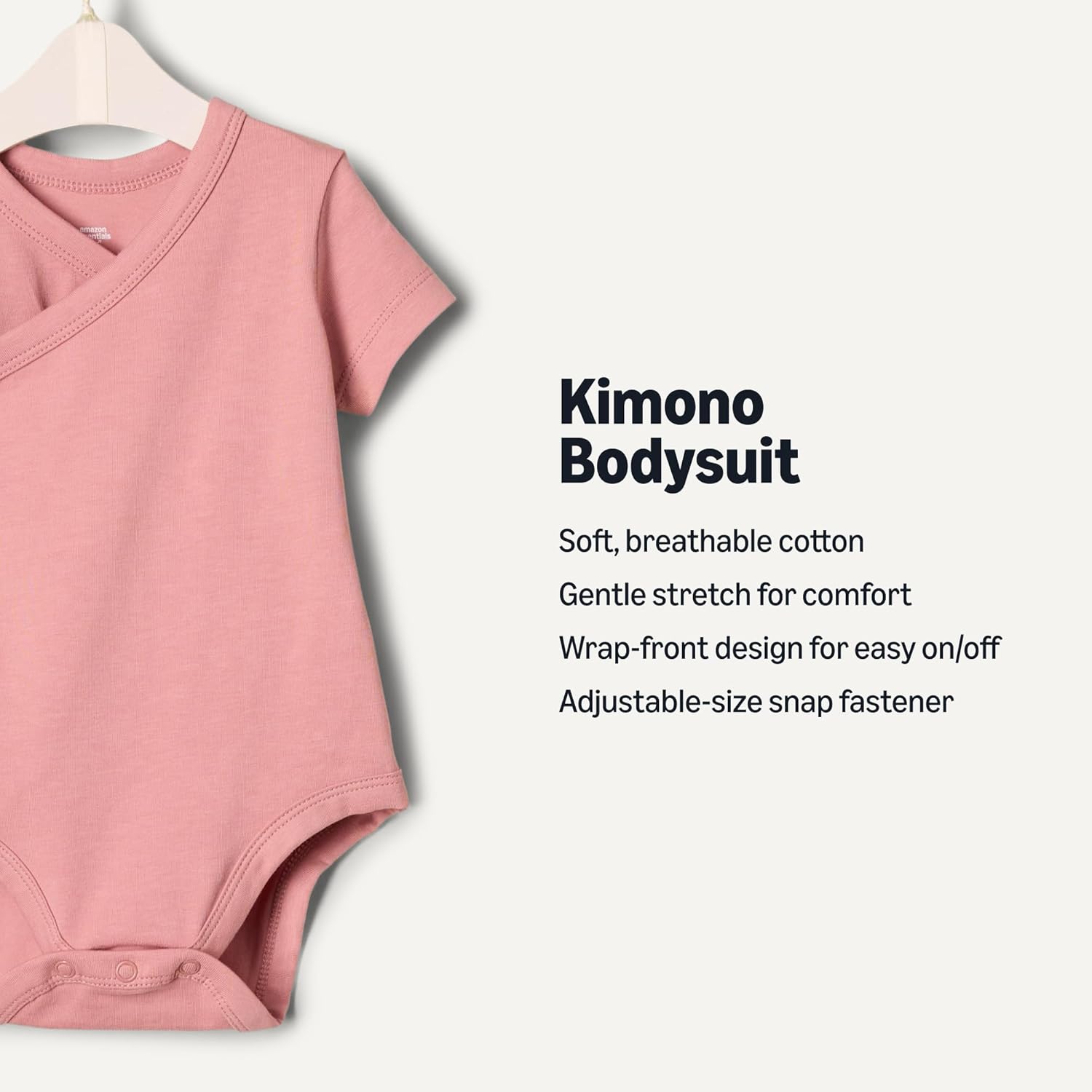 Thumbnail 1 de Amazon Essentials x Sofia Grainge unisex babies’ short-sleeve side snap bodysuit (pack of 3)