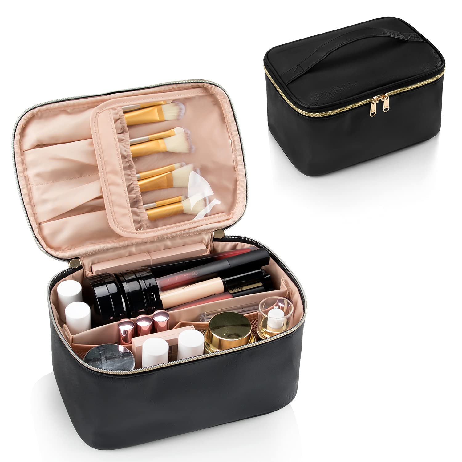 Detalle de Kosmetiktasche Damen für Make-up, 9.4 Zoll