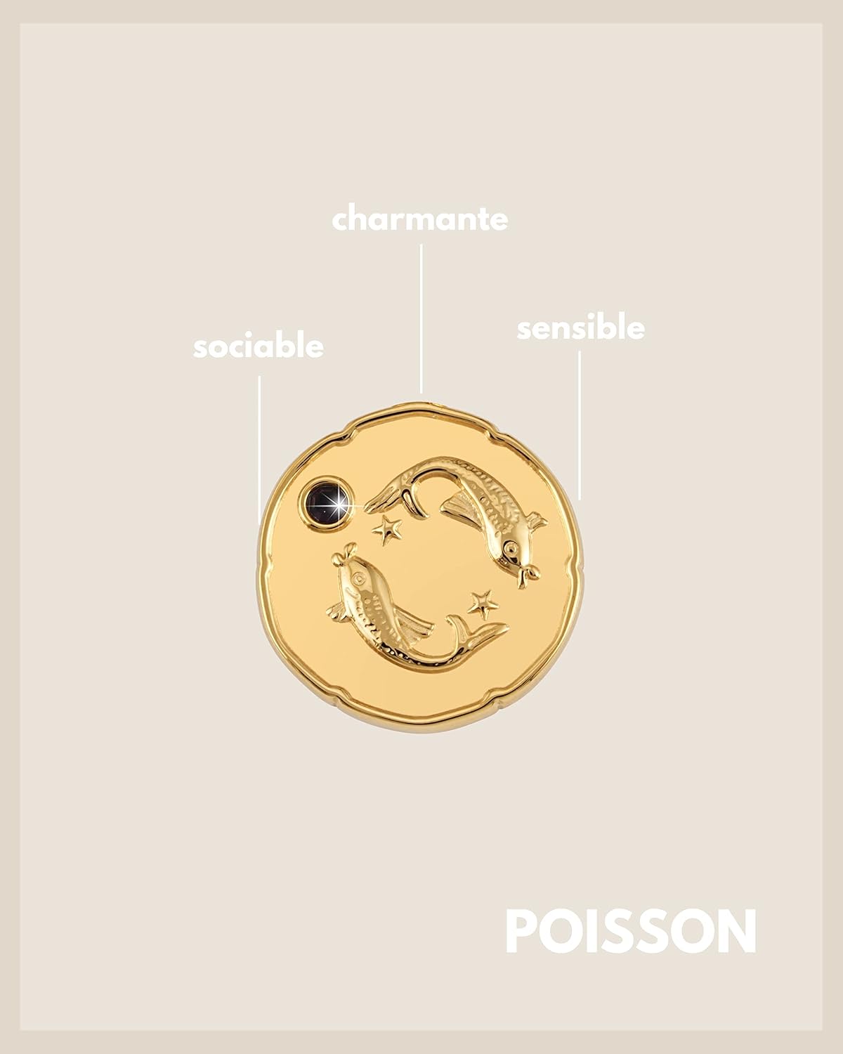 Thumbnail 1 de GD GOOD.designs EST 2015 Collier or 18K avec pendentif zodiaque