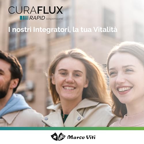 Detalle de Marco Viti CURAFLUX RAPID Sospensione Orale in Stick da 10 ml: sollievo rapido da reflusso e iperacidità