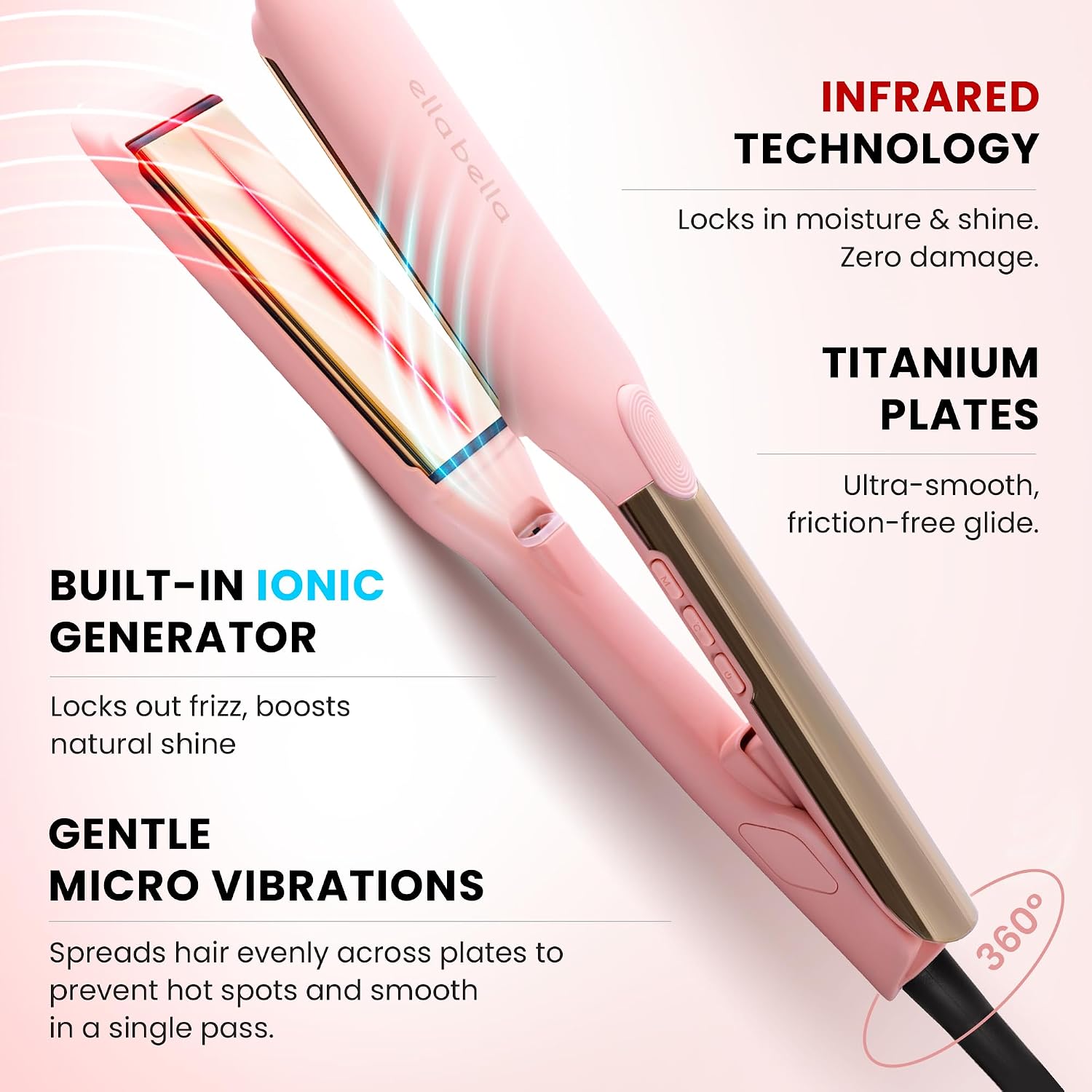 Detalle 2 de Ella Bella Titanium Flat Iron