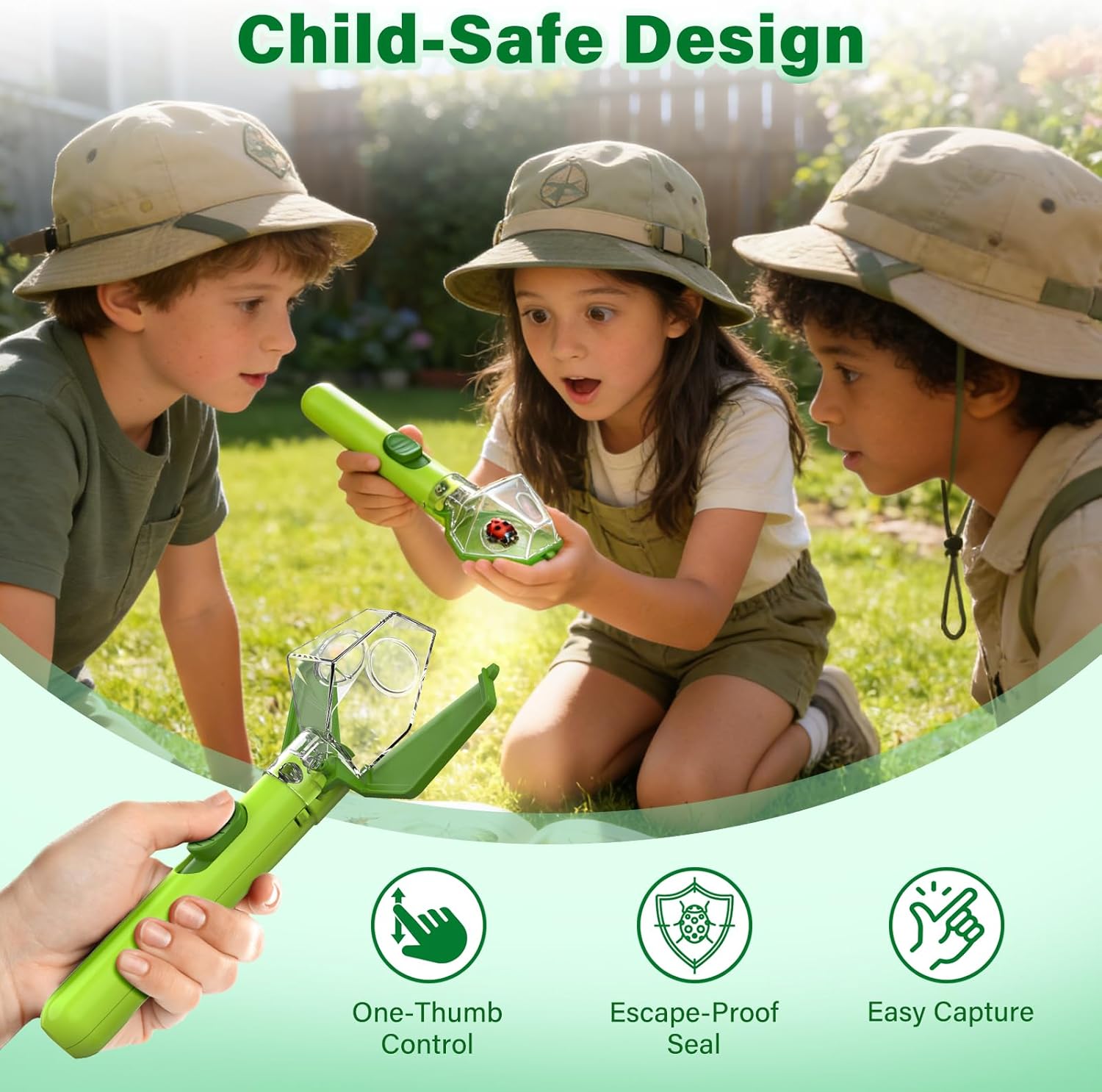 Thumbnail 3 de Bug Catcher for Kids 6X Magnifier