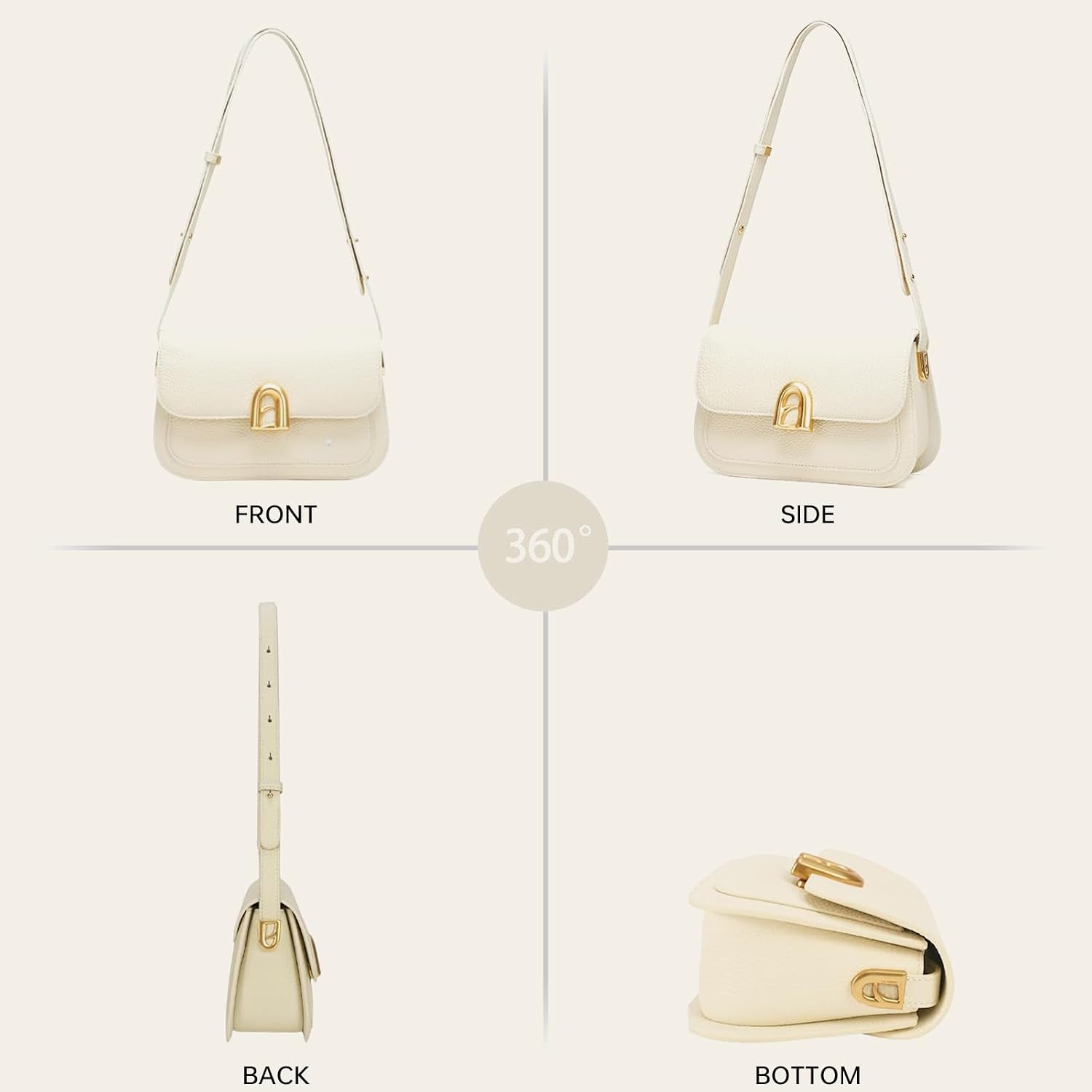 Detalle 2 de LA FESTIN Shoulder Purse with Adjustable Strap