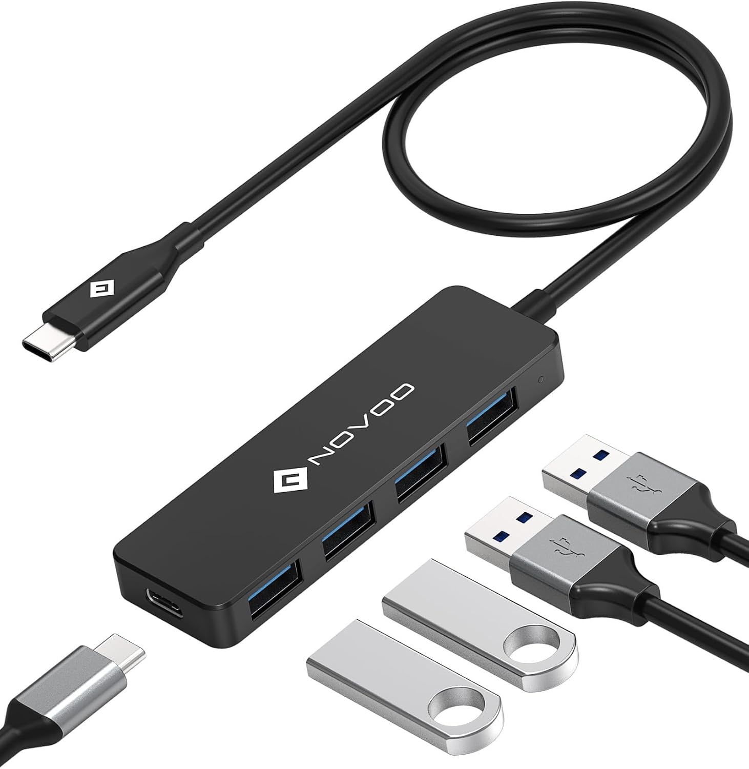Thumbnail 6 de NOVOO Hub USB C 5 in 1: espansione pratica per Mac, Chromebook e oltre