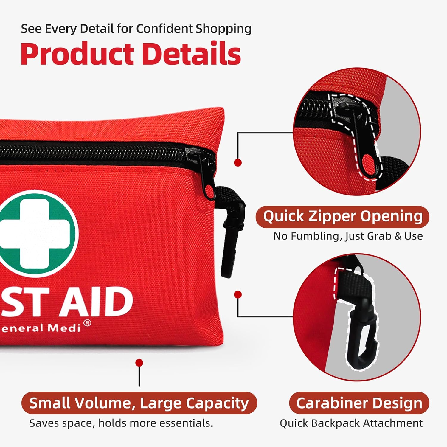 Detalle de General Medi 110 Pieces small first aid kit