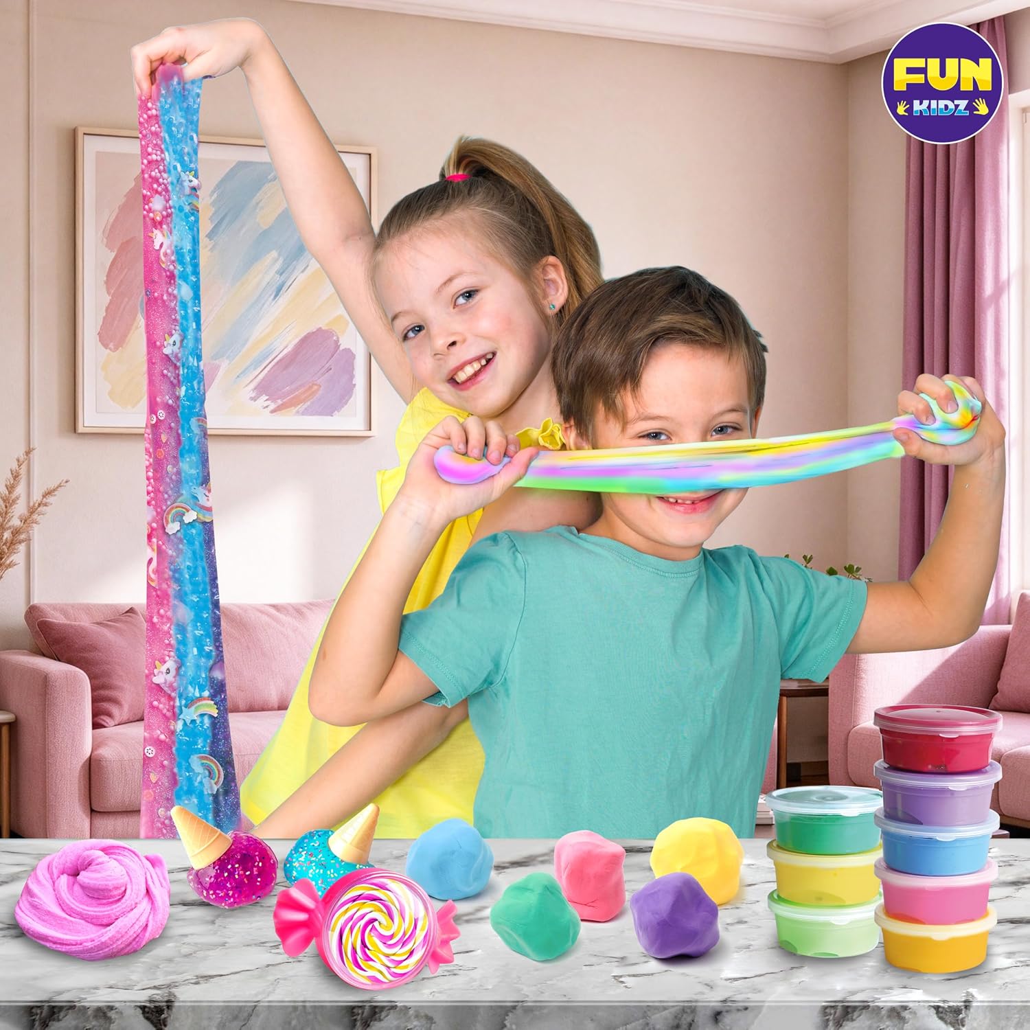Thumbnail 5 de FunKidz 33 Cups Jumbo Slime Kit