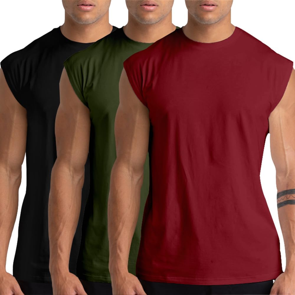 Detalle de Herren Baumwoll Gym Tank Tops 1er Pack