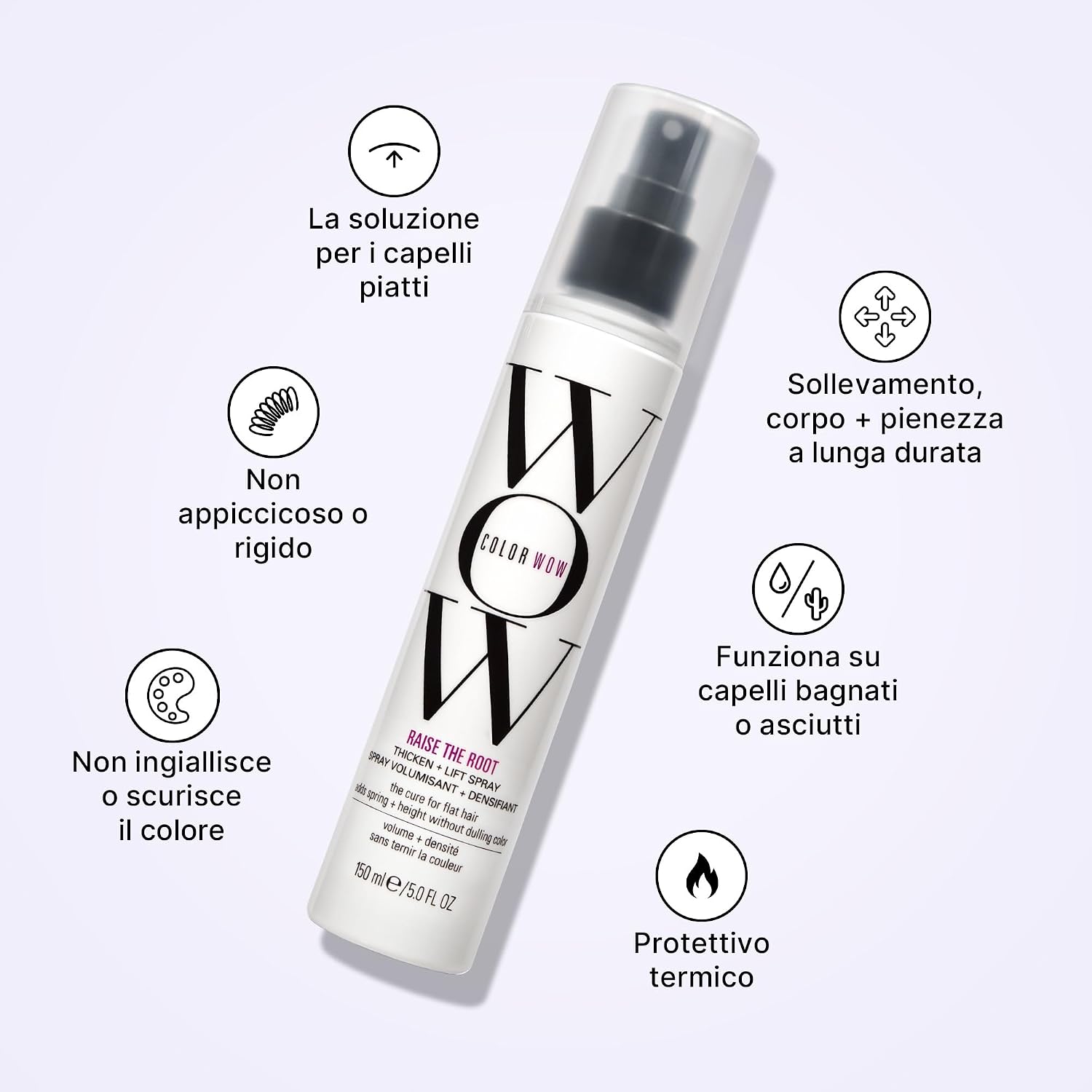 Thumbnail 1 de Color Wow Raise The Root Thicken + Lift: spray volumizzante per radici, 150 ml