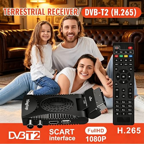 Thumbnail 3 de XILANHUA 2026 Mini Decodificador TDT HD DVB-T2 Receptor Digital Terrestre Full HD