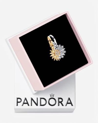 Thumbnail 7 de Pandora Anhänger 763585C01 – Sterling Silber mit 14k Goldplattierung, Cubic Zirconia klar