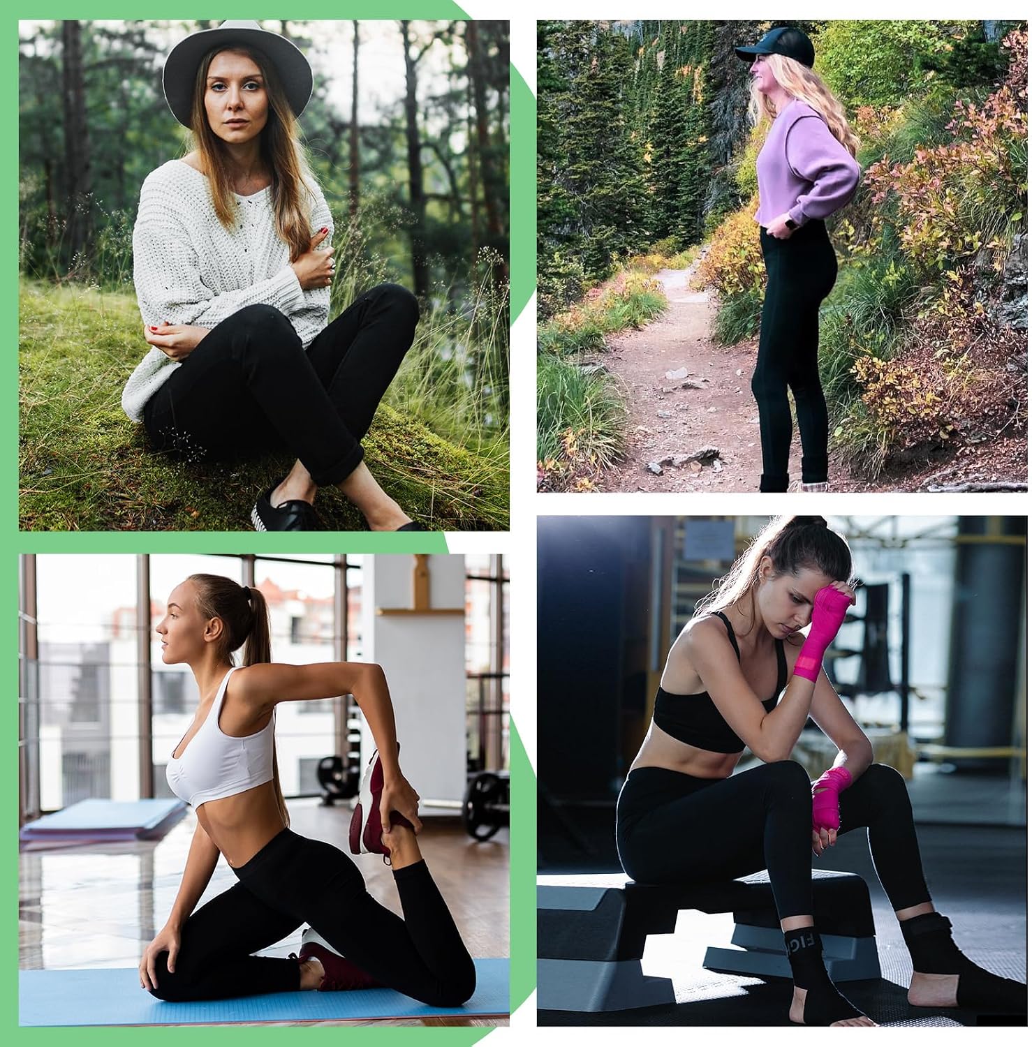 Thumbnail 4 de FOTOCITI Sport Leggings Damen High Waist