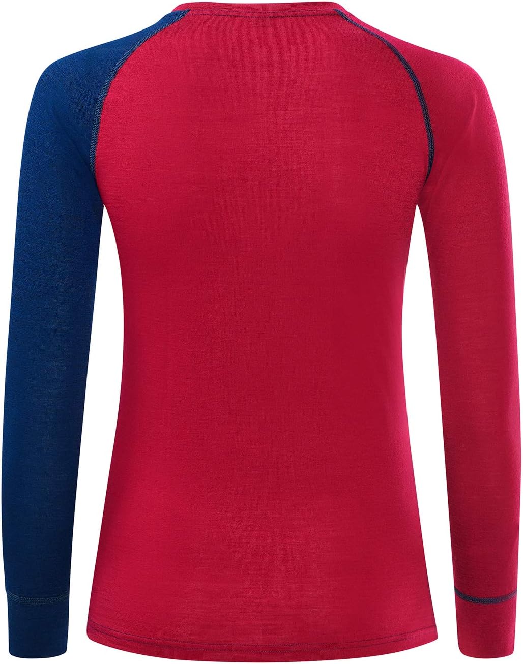 Detalle 2 de Black Crevice Maglia A Manica Lunga per Donna | Lana Merino Basalayer a due colori