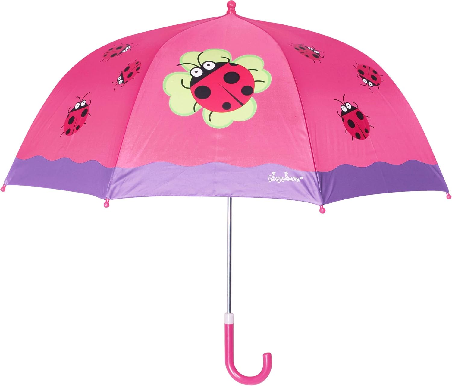 Detalle de Playshoes Stockschirm mit kindgerechtem Mechanismus – Unisex Kinder Regenschirm