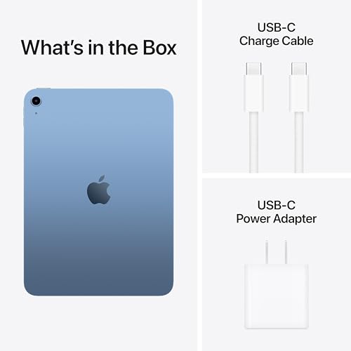 Detalle de Apple iPad 11-inch with A16 Chip (Wi‑Fi) – 128GB, Liquid Retina, Touch ID, 12MP Cameras, blue