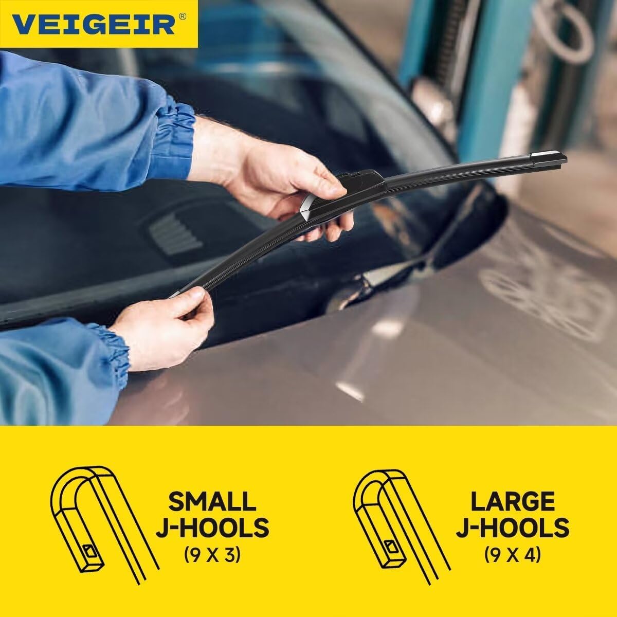 Thumbnail 3 de VEIGEIR Windshield Wipers 26/18 in