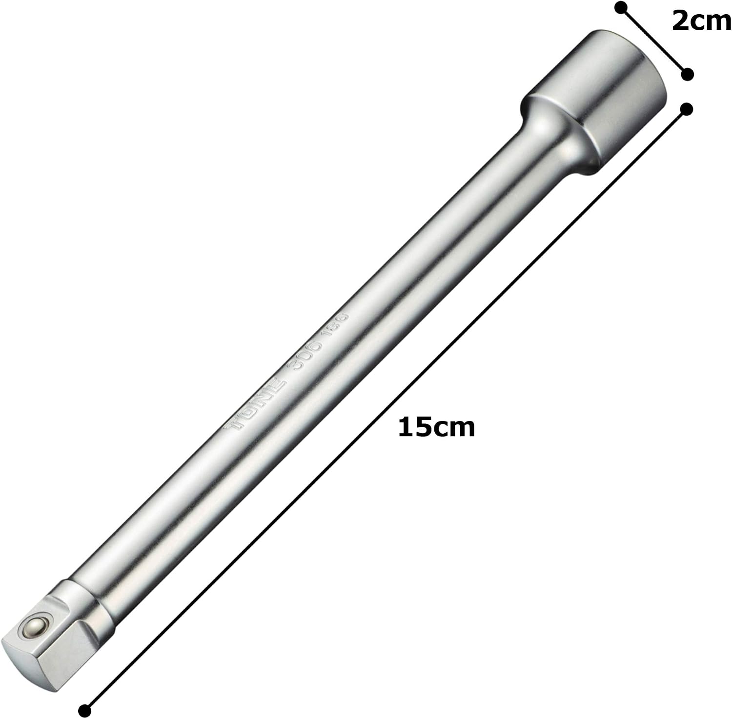 Detalle de トネ(TONE) HP306 エクステンションバー 差込角9.5mm・全長150mm