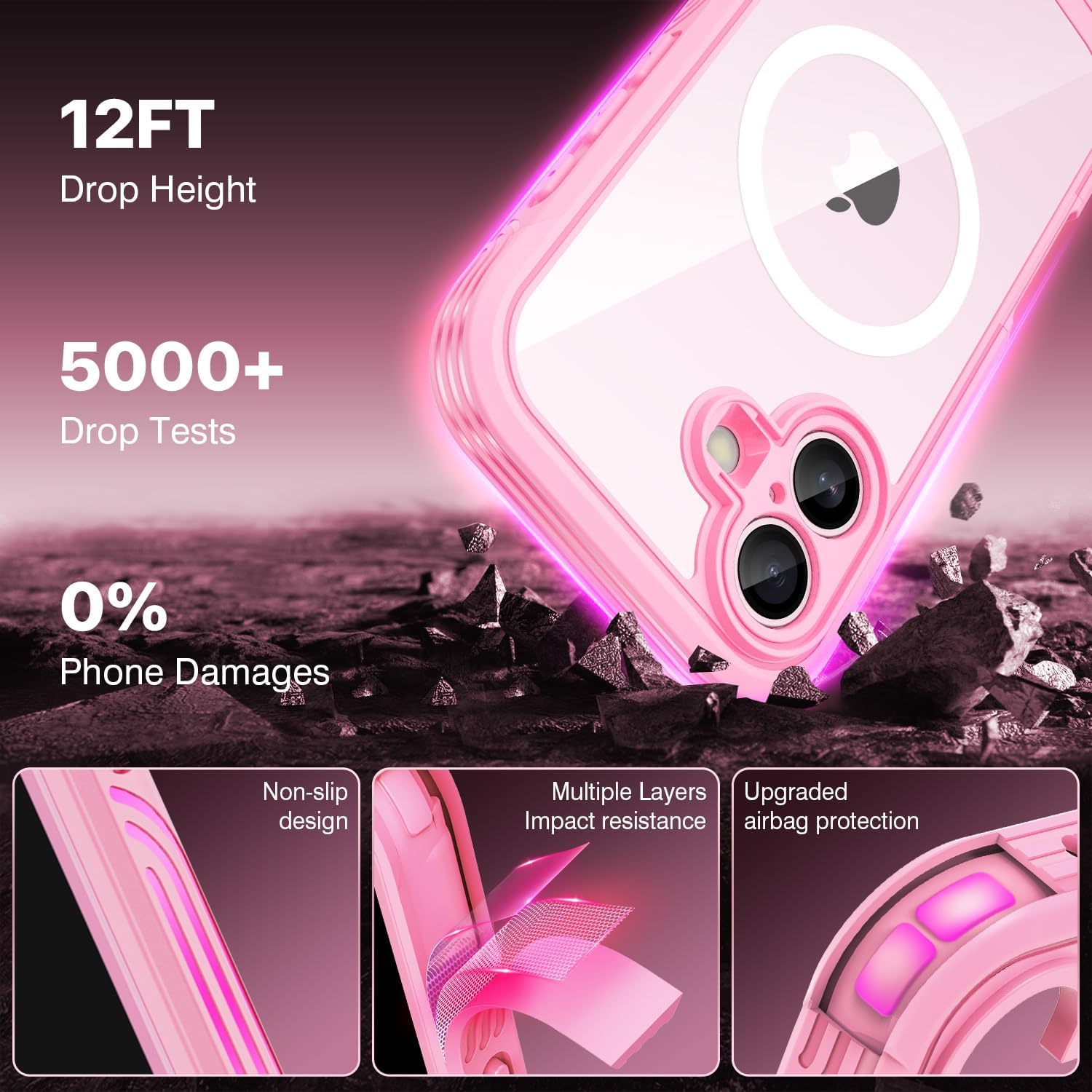 Thumbnail 3 de CENHUFO iPhone 17 case with 9H glass