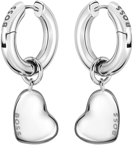 Thumbnail 2 de BOSS Jewelry Honey Love – boucles d’oreilles pendantes en acier inoxydable et or jaune, forme cœur
