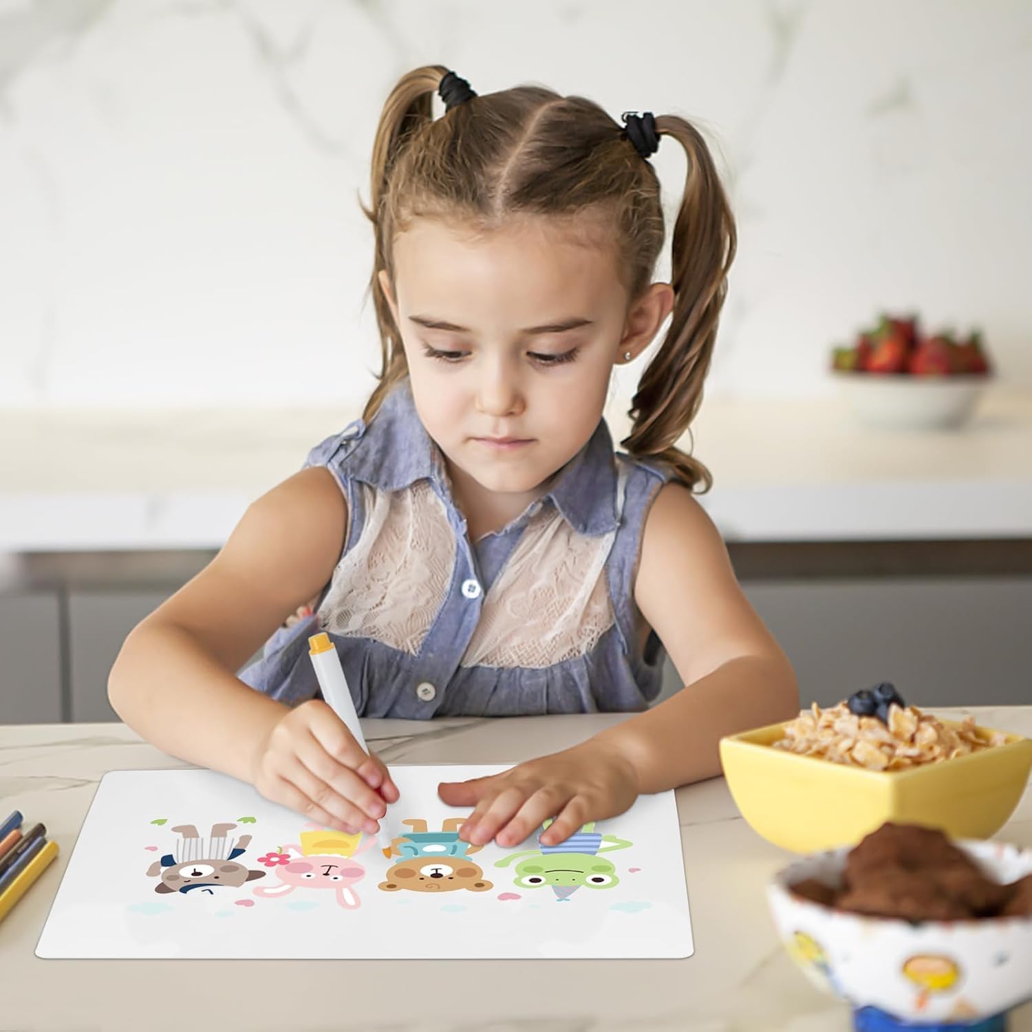 Thumbnail 3 de Hisredsun A4 Magnetic Dry Erase Board 2-pack 🧲