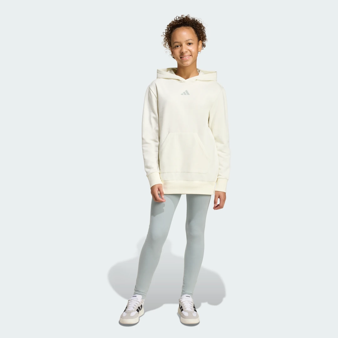Detalle de Conjunto de chándal con capucha Adidas en Blanco