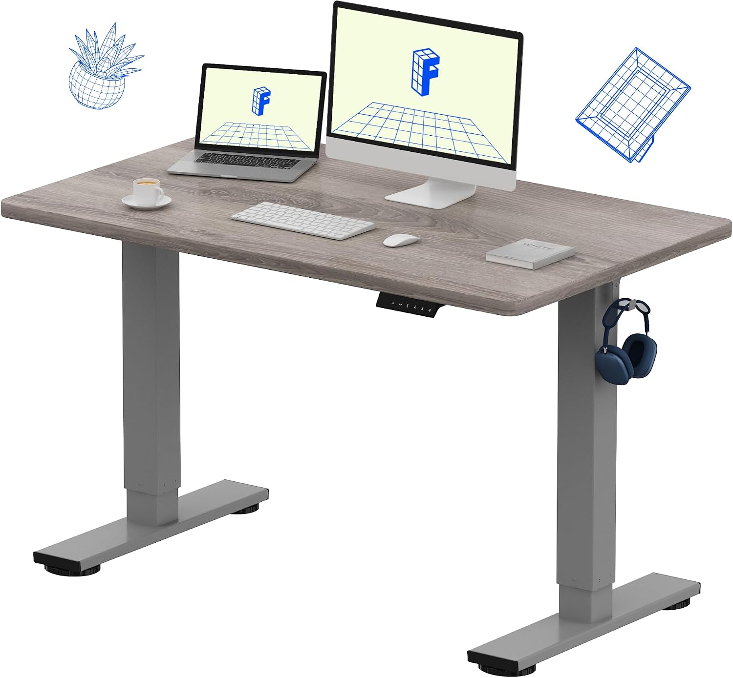 Detalle de FLEXISPOT Electric Standing Desk, 48" x 30