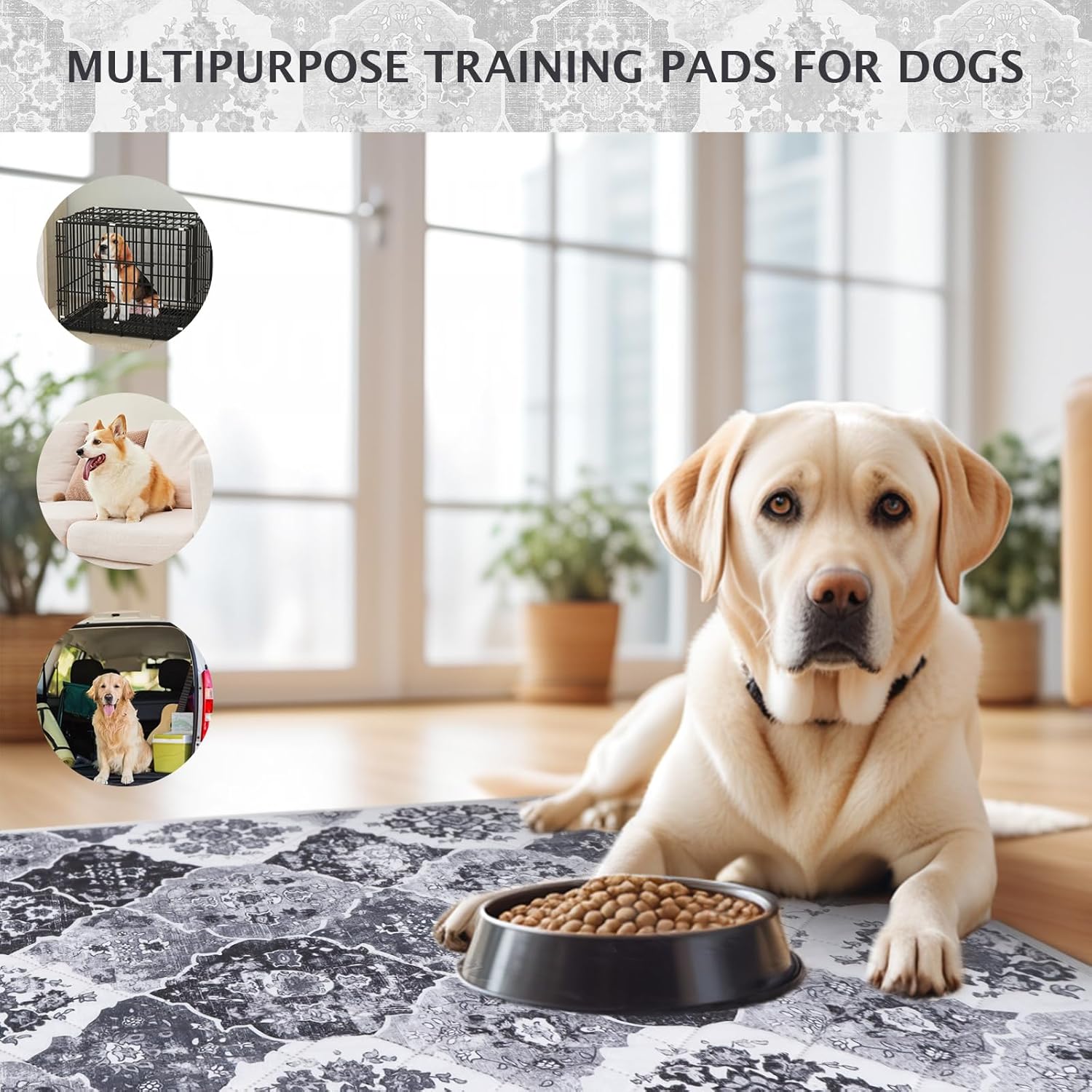 Thumbnail 6 de IEUUMLER Washable Pee Pads for Dogs – 2 Pack Reusable, Non-Slip, Ultra-Absorbent & Waterproof