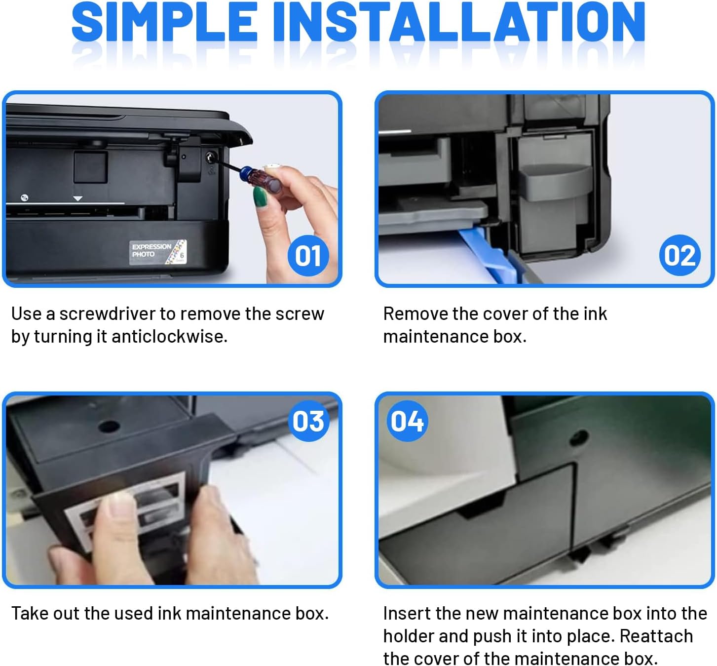Thumbnail 3 de Koala T3661 T366100 kit di manutenzione per Epson Expression Photo e Expression Premium (con chip) – 1 confezione