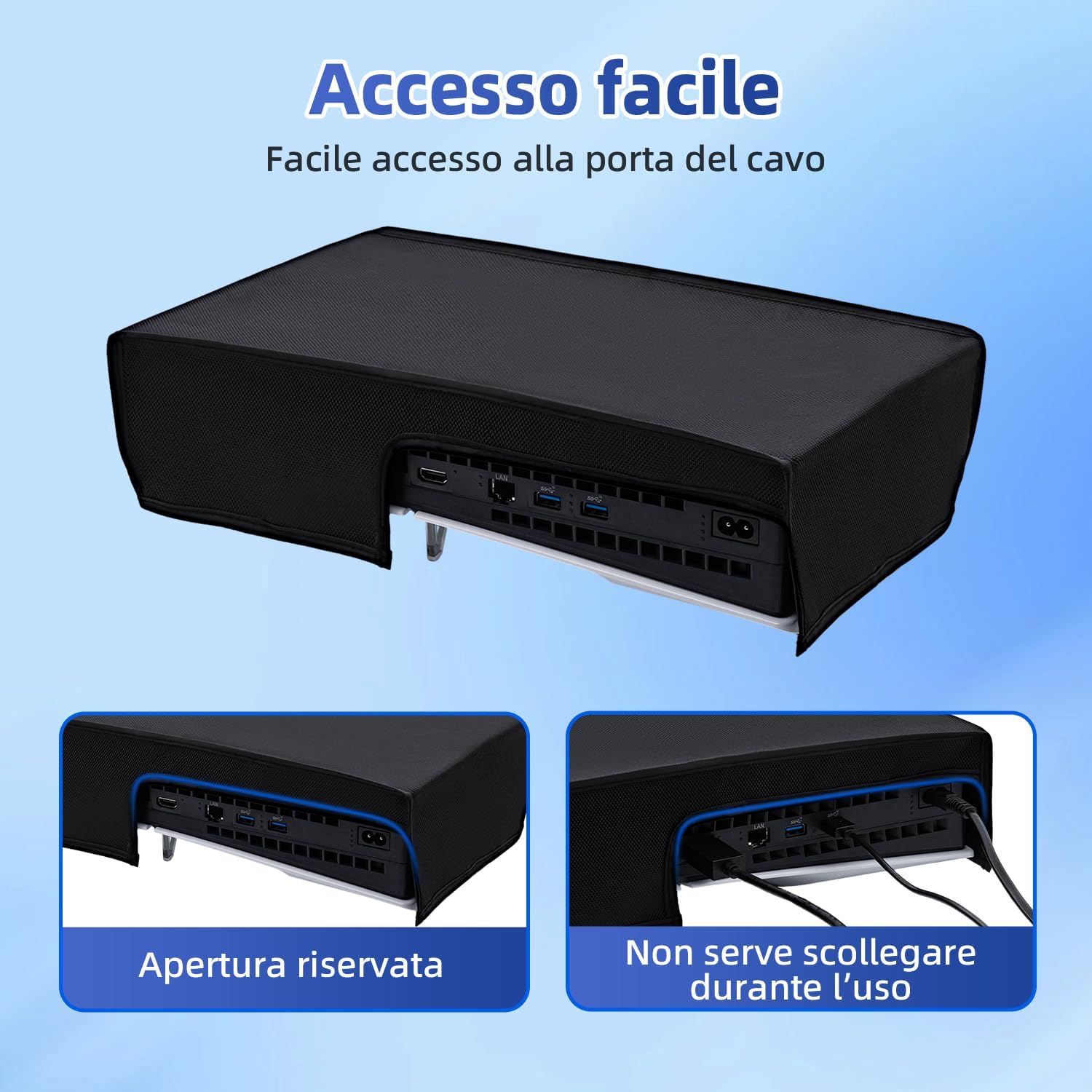 Thumbnail 4 de Tolesum Custodia per PS5 Slim 1680D