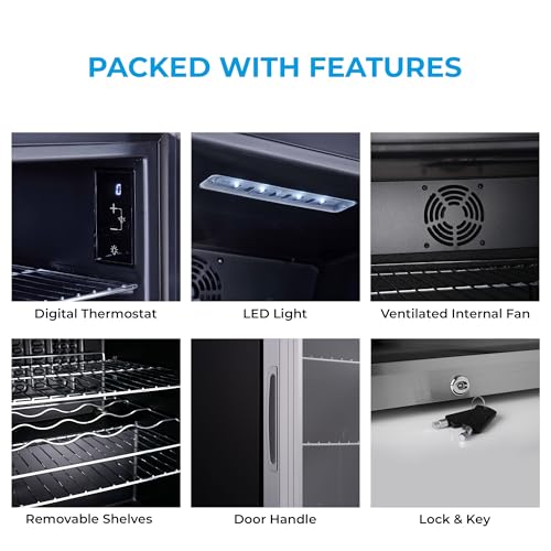 Thumbnail 5 de Subcold Super85 LED Beer Fridge – 80 Cans + 5 Bottles, 0–18°C, Glass Door