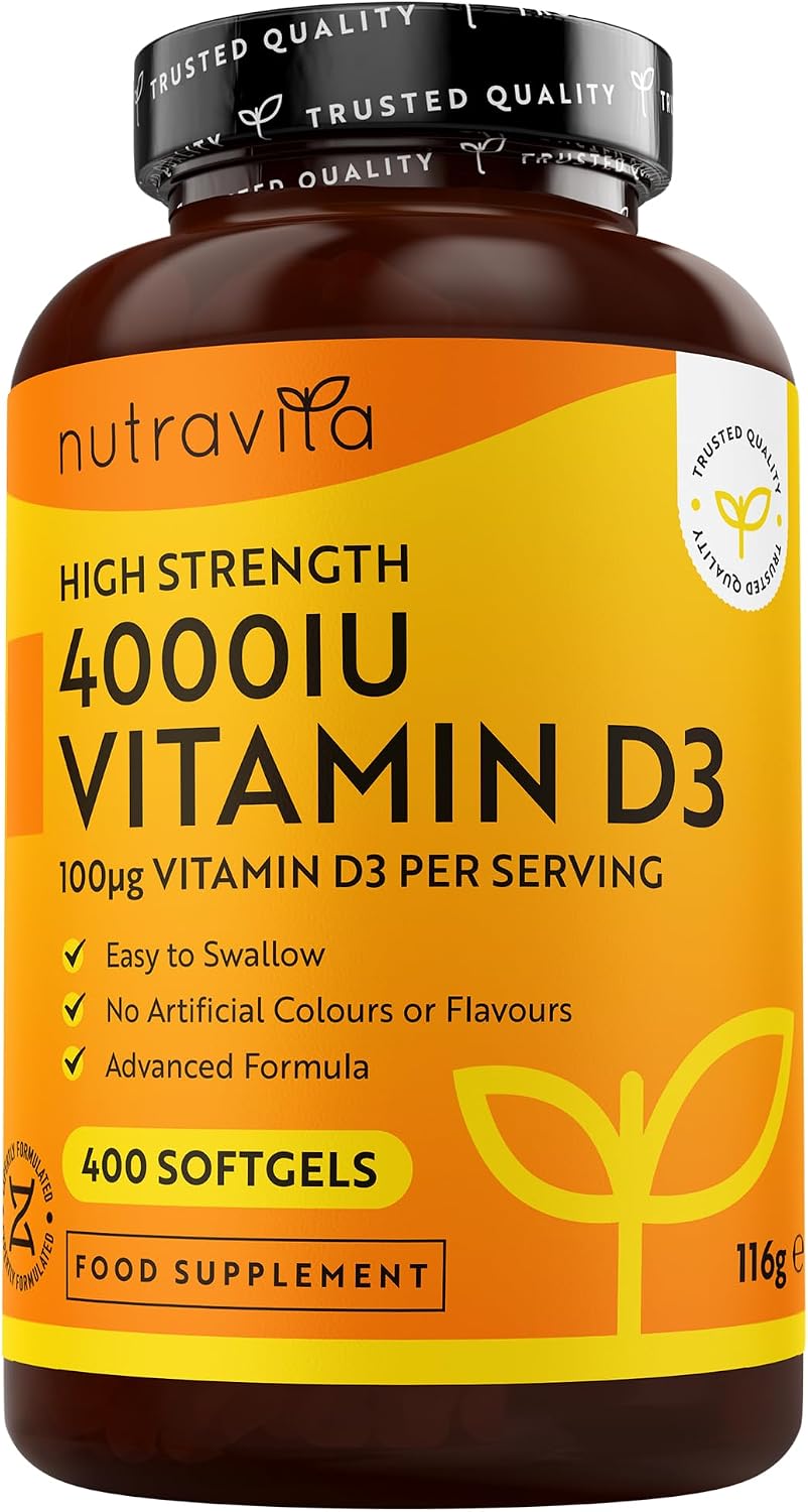 Detalle de Nutravita Vitamina D3 4000 UI 400 cápsulas